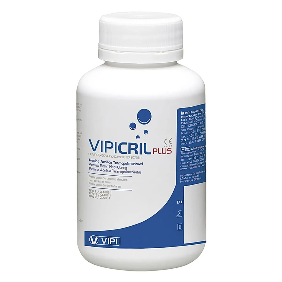 Vipi Cril Plus 450g - VIPI - Vipi Cril Plus Termo Incolor sem Veia 450g - Vipi
