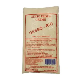 Gesso Pedra Creme Tipo III 1kg - Rio