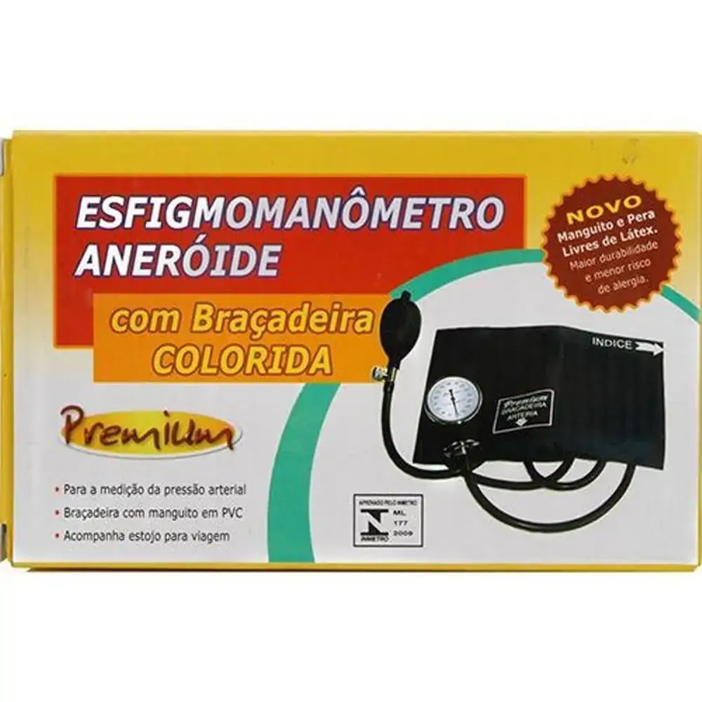 Esfigmomanometro Aneróide - Premium (azul) - AZUL