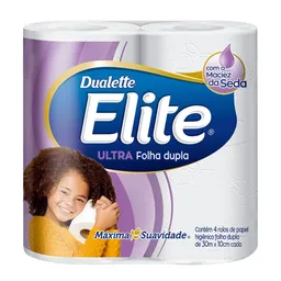 Papel Higienico Folha Dupla Elite Ultra 4 Rolos