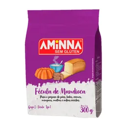 Fécula de mandioca sem glúten 300g - Aminna