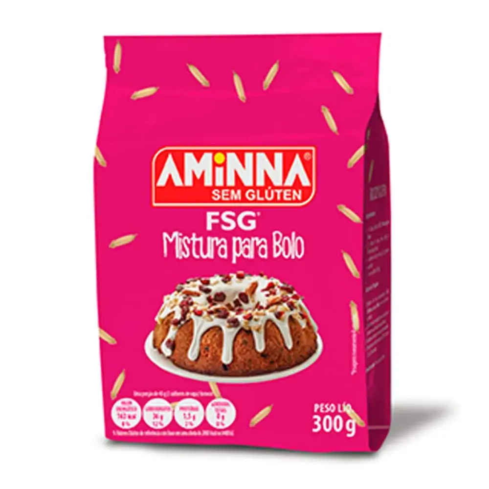 FSG Mistura para bolo sem gluten 300g - Aminna