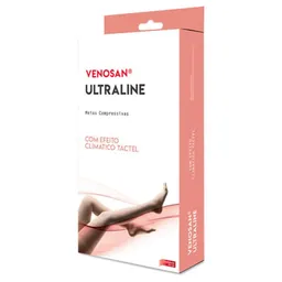 Meia Ultraline 4000 3/4 C/Ponteira 30-40mmhg - Cor: Preto                    Tam: P