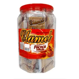 Paçoca molecão pote com 20 unidades - Clamel