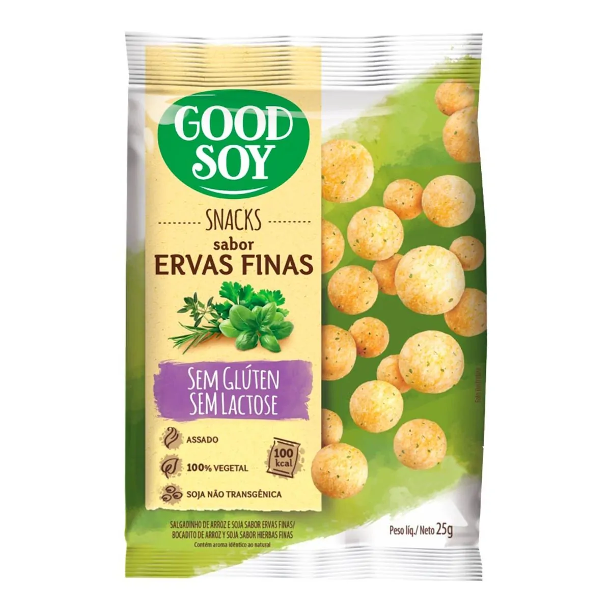 Snack de Soja Good Soy Ervas Finas 25g