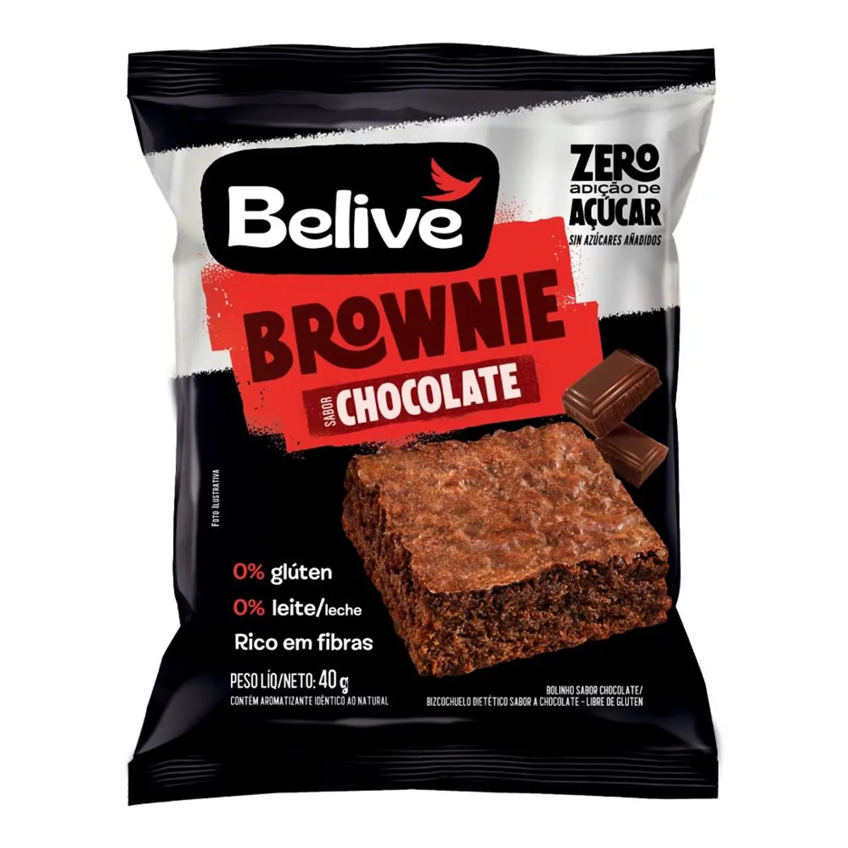 Brownie Belive Chocolate Zero 40g