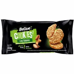 Cookie Sem Glúten Castanha 80g - Belive