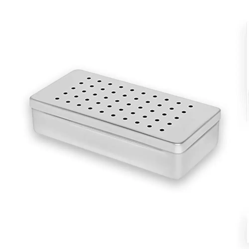 Estojo Inox Perfurado 28x14x6 - Fami
