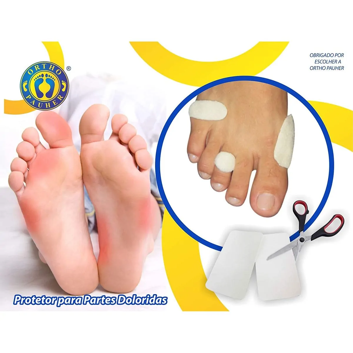 Protetor Para Partes Doloridas - Ortho Pauher Partes Doloridas