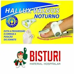 Protetor De Joanete Hallux Valgus Noturno Ortho Pauher - Lado Esquerdo - Tam G