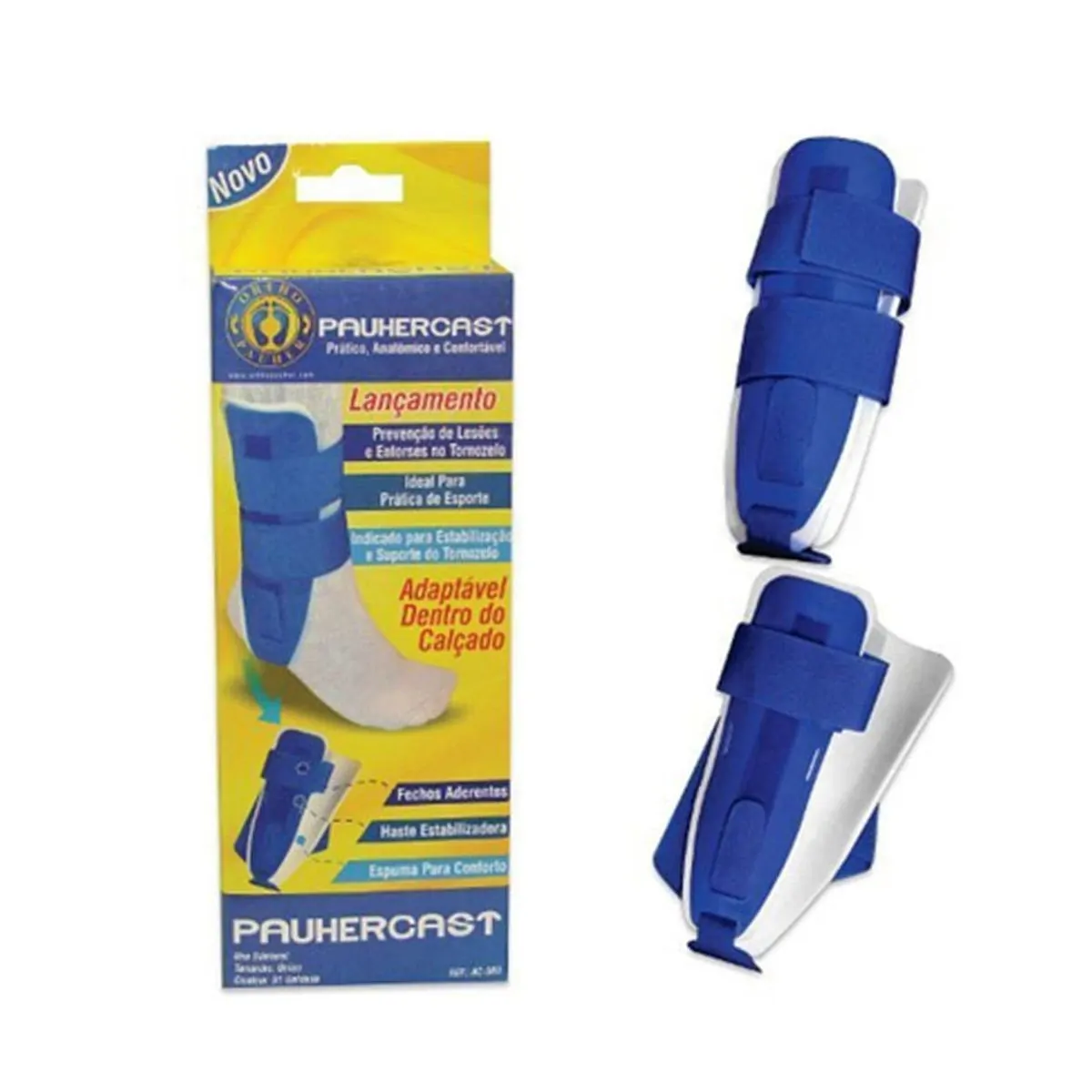 Estabilizador De Tornozelo Pauhercast - Ortho Pauher Pauhercast M