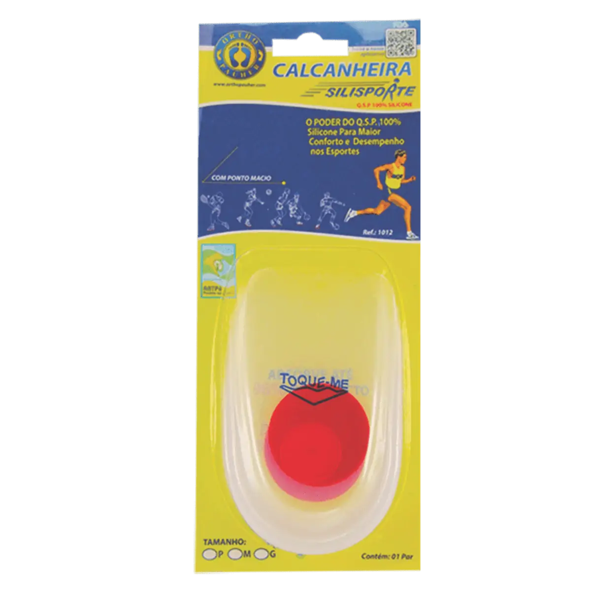 1012 - Calcanheira De Silicone - Tam: G