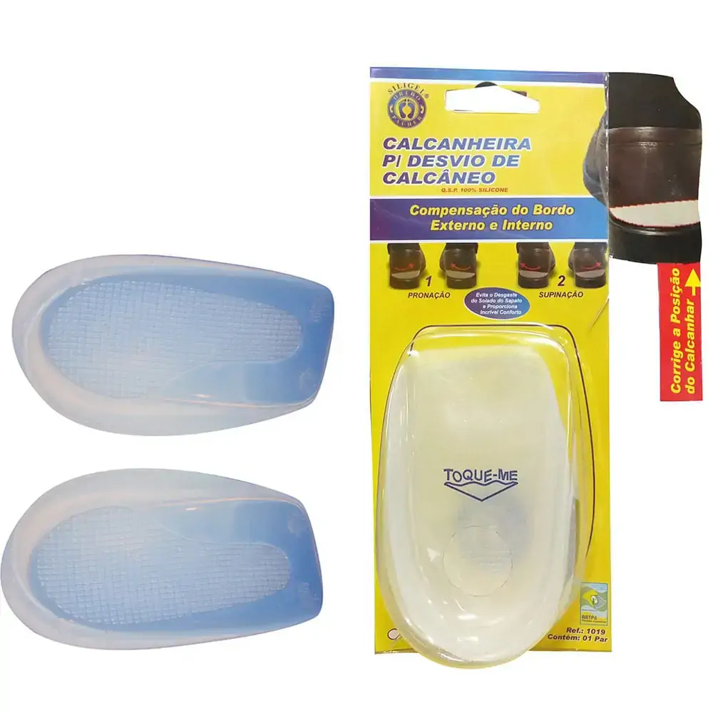 Calcanheira em Silicone para Desvio de Calcâneo 1019 Orthopauher Pequena