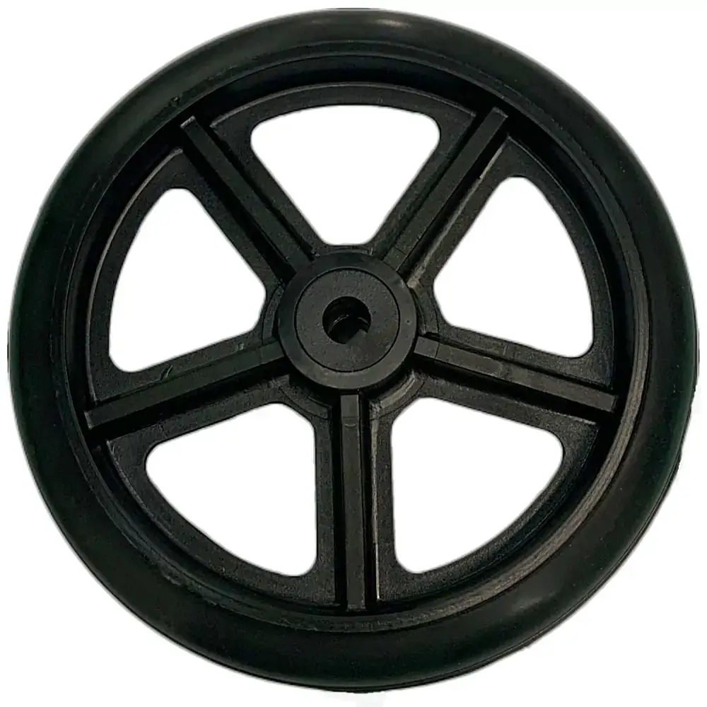 Roda com Pneu Maciço para Cadeira Jaguaribe Pop RI e BR - Aro 6 - Furo 10mm