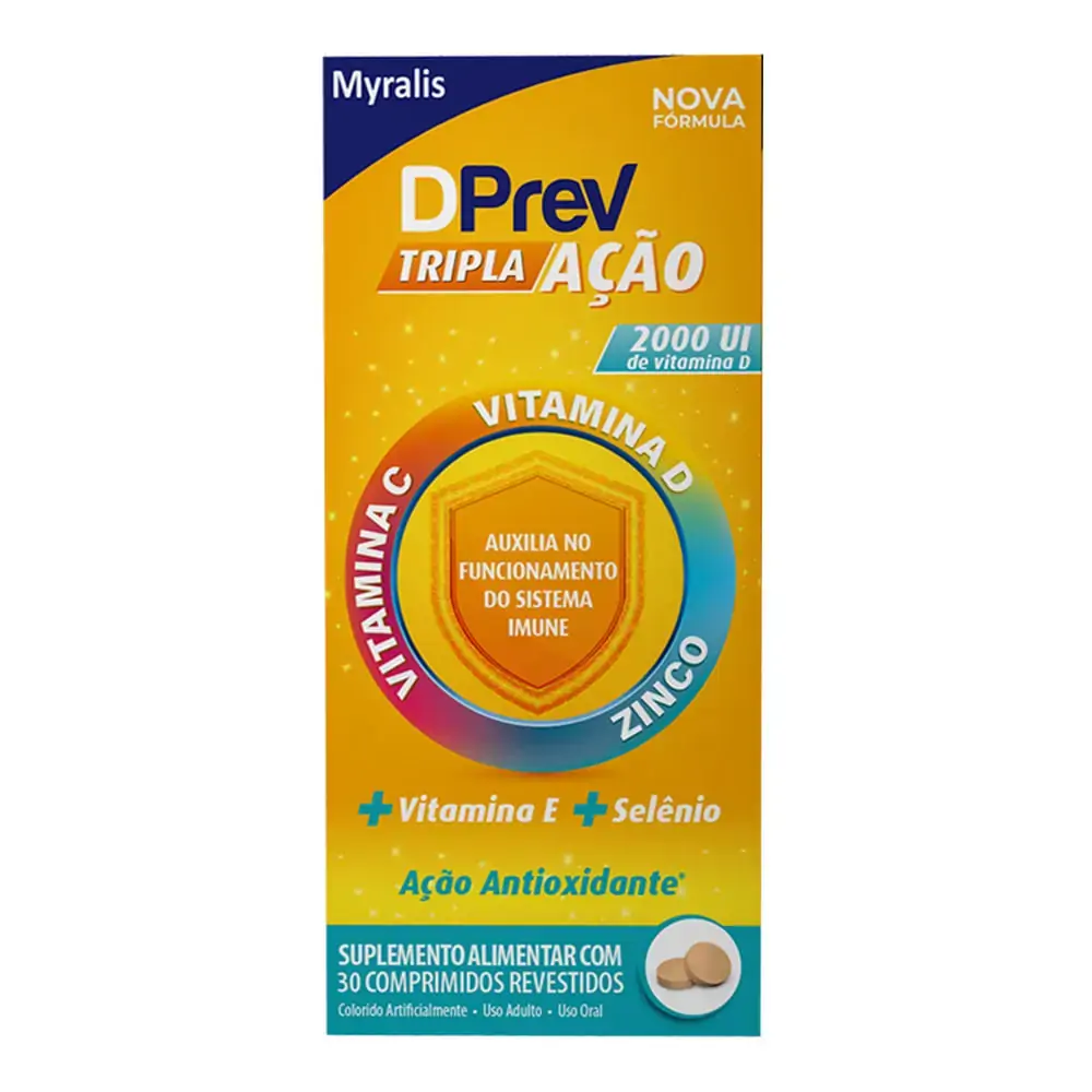Dprev Tripla Ação Myralis 30 Comprimidos Revestidos