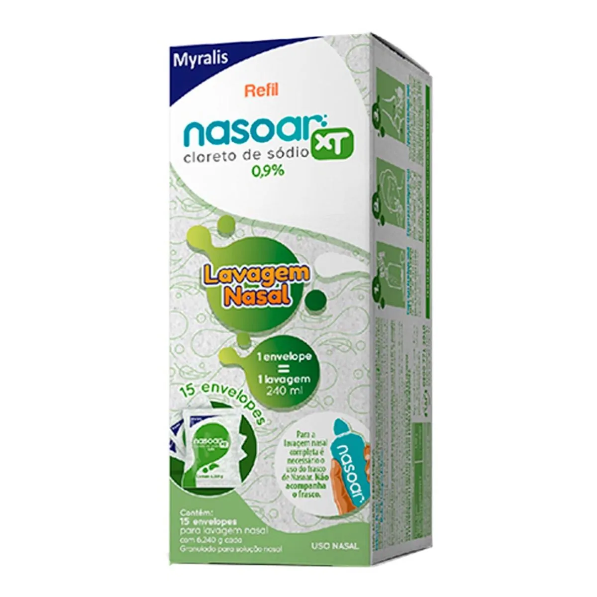 Nasoar XT 0,9% Refil 240ml