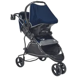 Carrinho de Bebê Evo Tutti Baby Azul