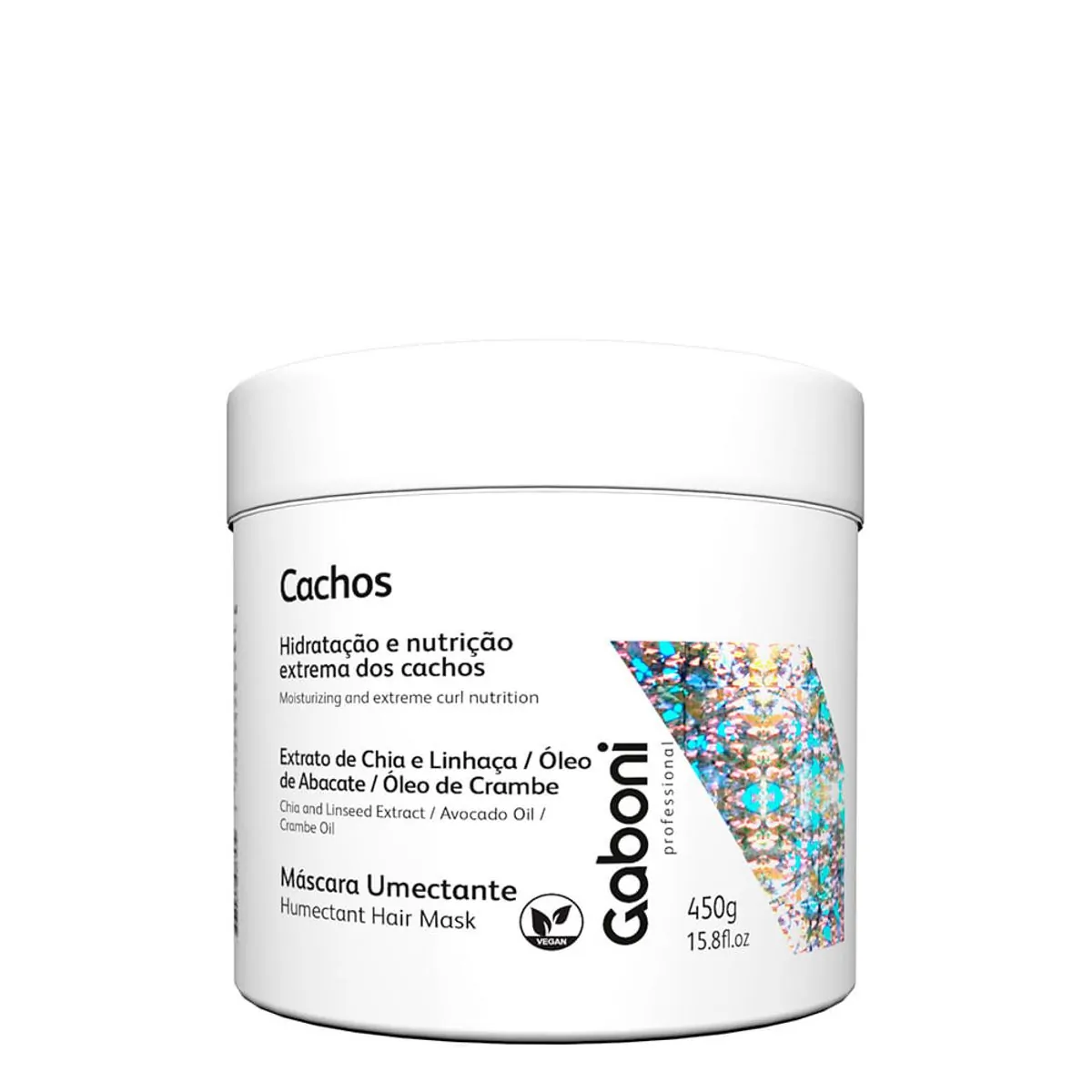 Máscara Capilar Umectante Cachos Gaboni 450g