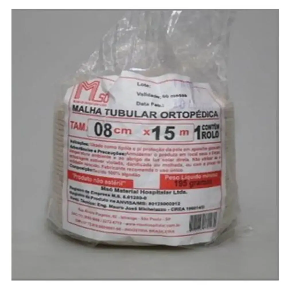 Malha Tubular Algodao MSO 6cm x 15m