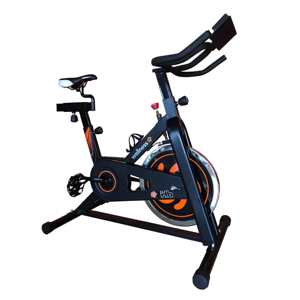 Bike Spinning Hb Painel Res Mecânica Roda 9kg Uso Residencial Wellness - GY047