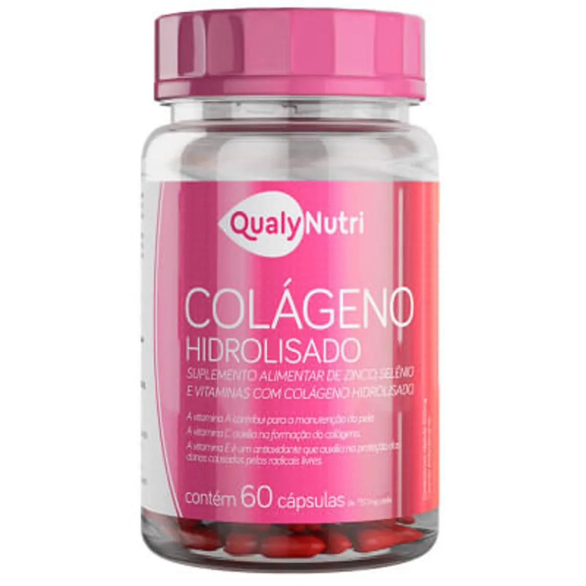 Colágeno Hidrolisado Qualy Nutri c/60 Cápsulas