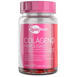 Colágeno Hidrolisado Qualy Nutri c/60 Cápsulas