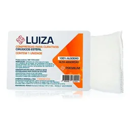Compressa Para Curativo Cirúrgico 15x30cm Luiza América