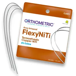 Flexy Niti Copper Alx Arch Wire Upper - Orthometric - Flexy Niti Copper Alx Arch Wire 0,016X0,022 Up
