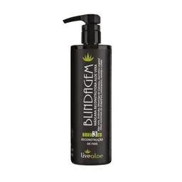Máscara Reconstrutora Blindagem de Aloe Vera 480g - Livealoe