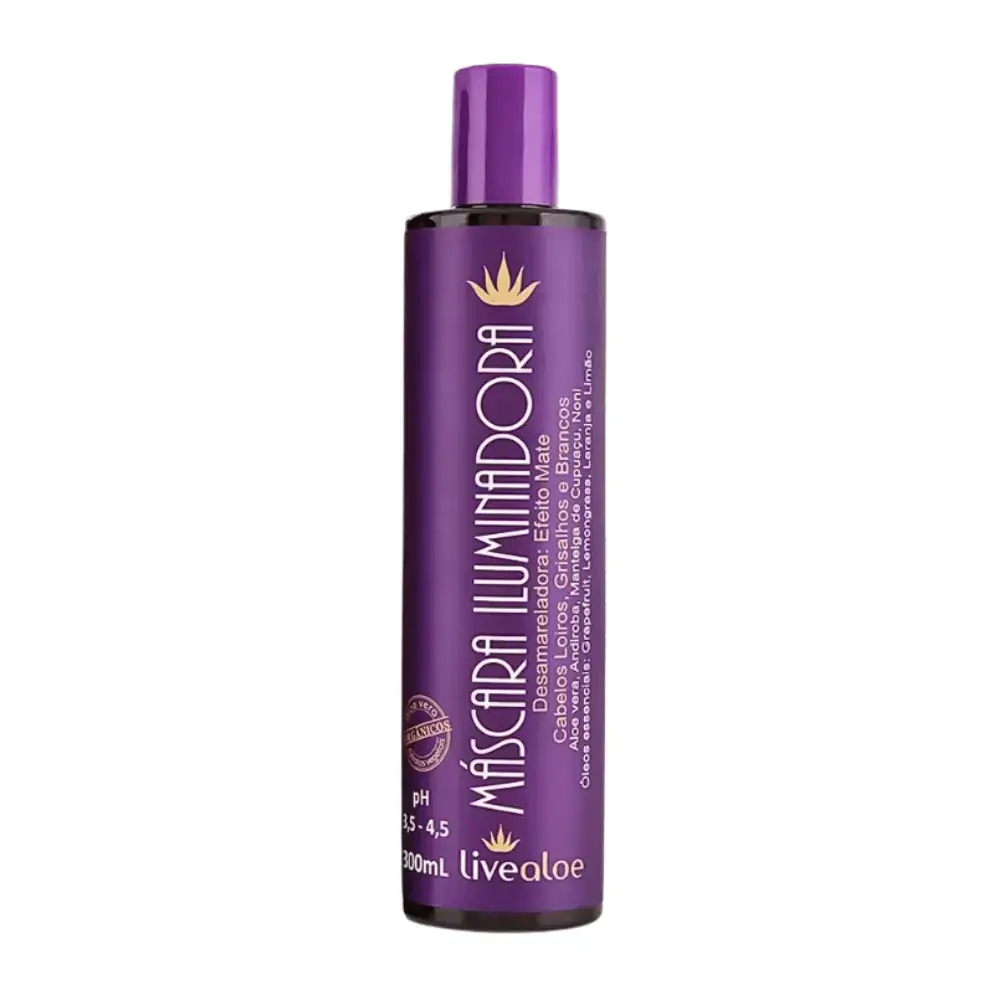 Máscara Iluminadora de Aloe Vera 300ml - Livealoe
