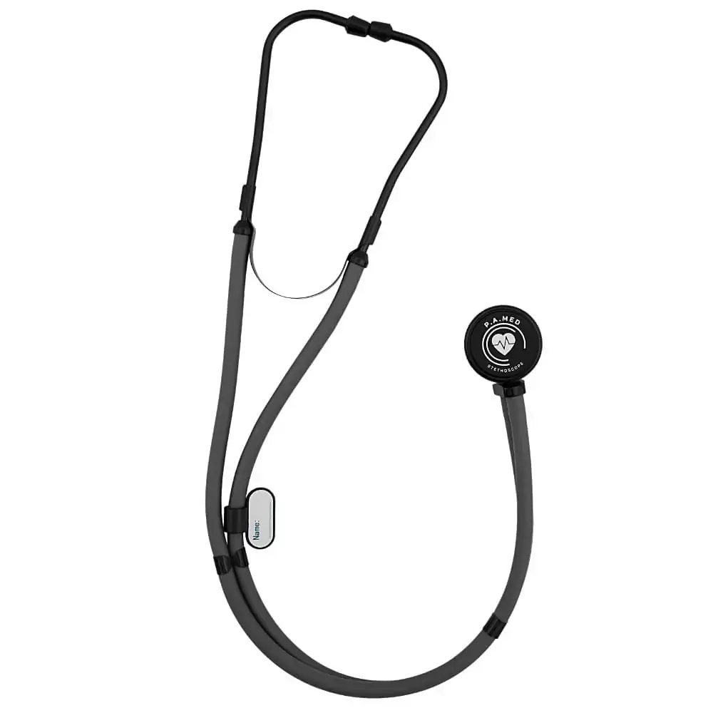 Estetoscópio Rappaport P.A. Med Linha Black Est520 - Cinza Black