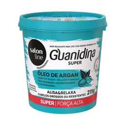 Alisante Capilar Salon Line Guanidina Super Óleo De Argan 215g