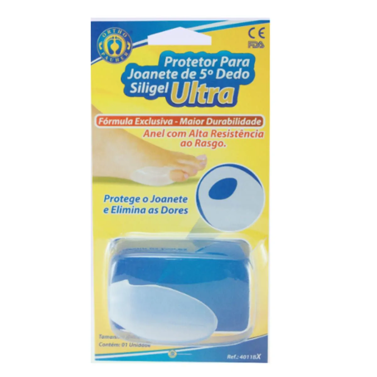 Protetor De Joanete Para 5 Dedo Siligel Ultra  - Ortho Pauher Protetor