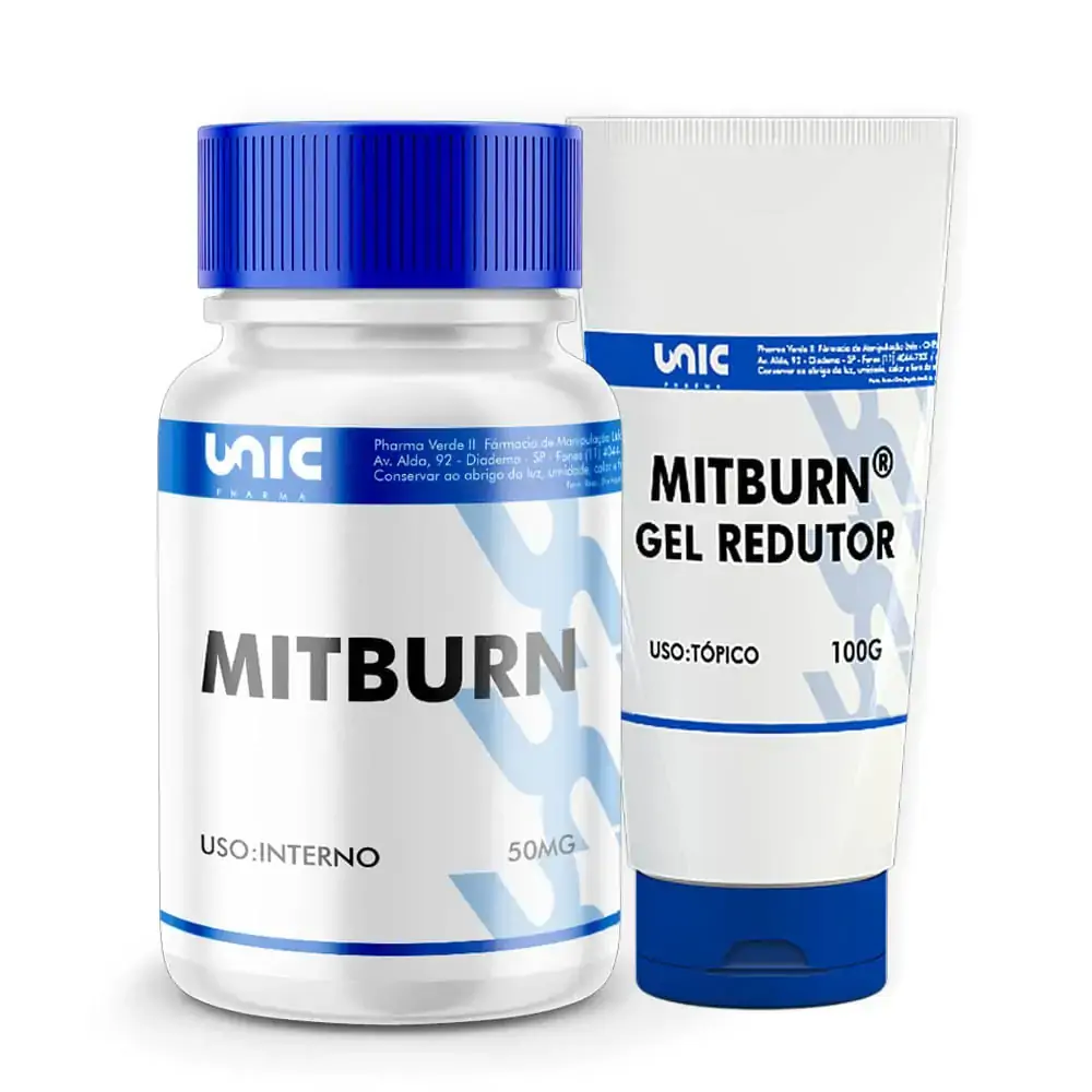 Kit-Redutor-De-Medidas -Mitburn Gel 100G + Cápsula - 30 Cápsulas