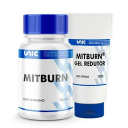 Kit-Redutor-De-Medidas -Mitburn Gel 100G + Cápsula - 30 Cápsulas