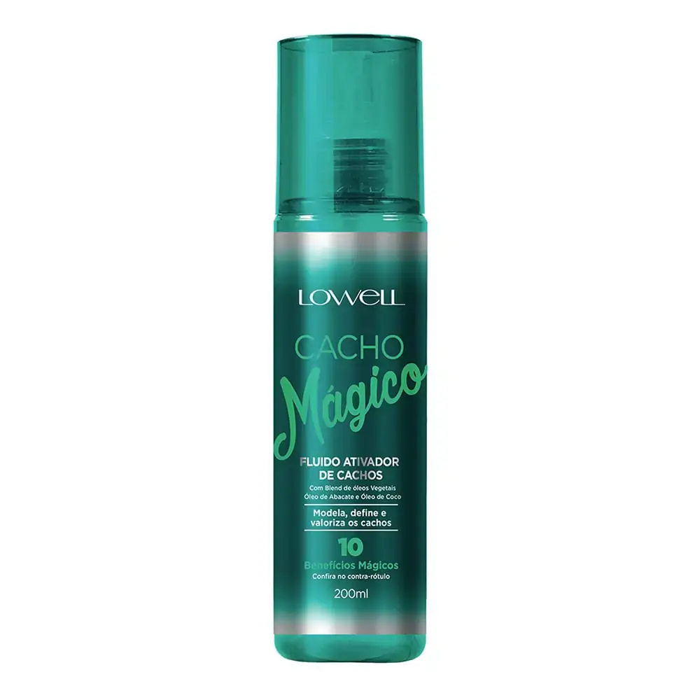 Fluido Ativador de Cachos Lowell Cacho Mágico 200ml