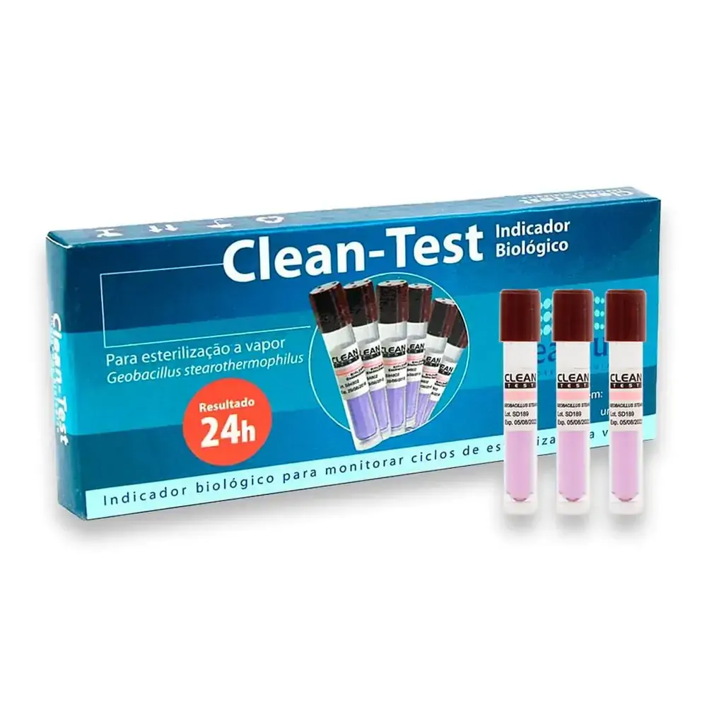 Indicador Biológico Clean Test com 10 - Clean-Up