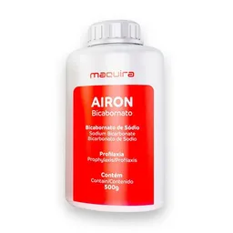 Bicarbonato de Sódio Airon Morango - Maquira - Bicarbonato De Sodio Airon Morango 500g - Maquira