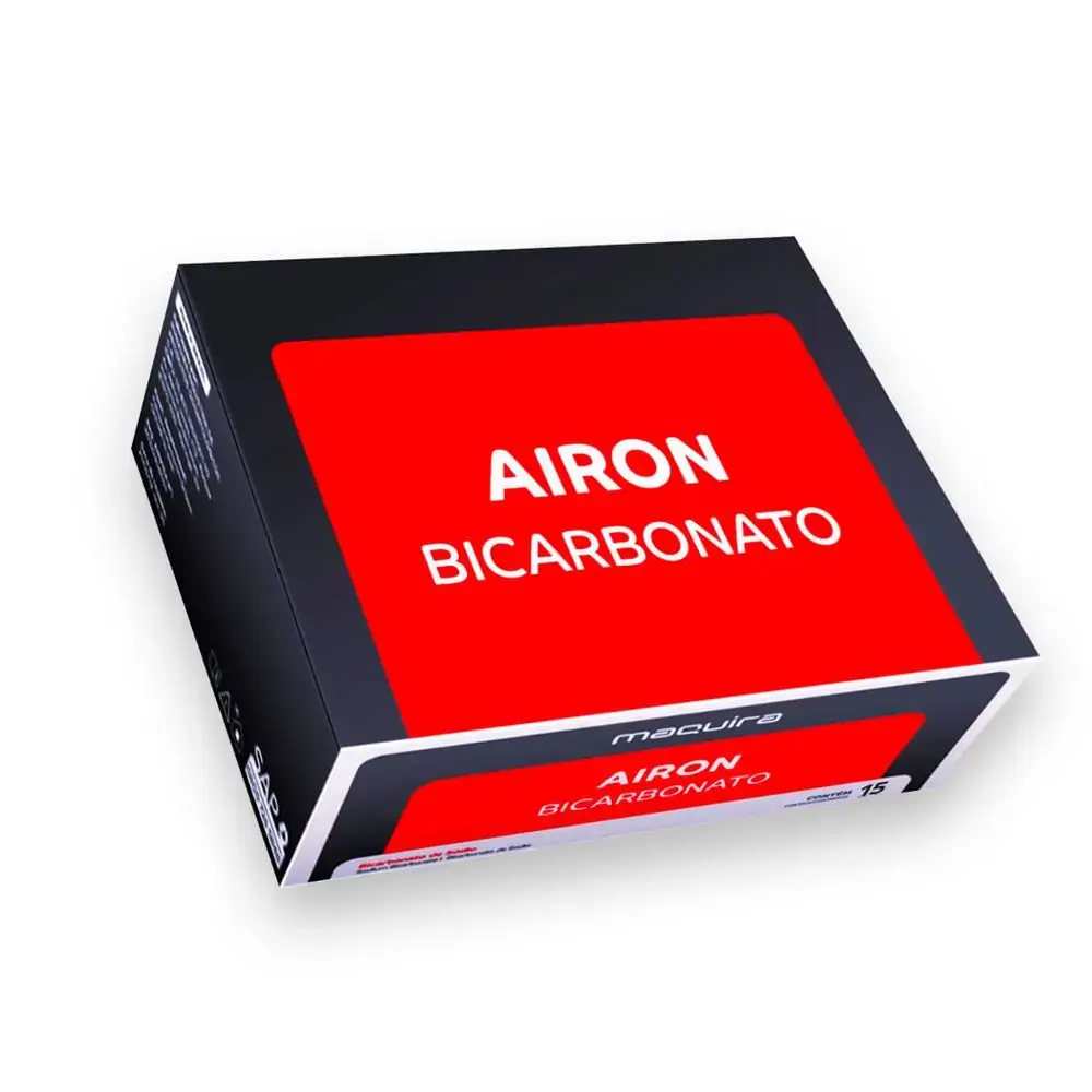 Bicarbonato de Sódio Airon Morango com 15 Sachês de 40g - Maquira