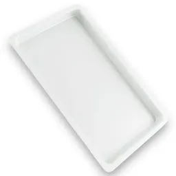 Bandeja Plástica Autoclavável 22x09x1,5cm - Maquira - Bandeja Plástica Autoclavável Branca 22x09x1,5