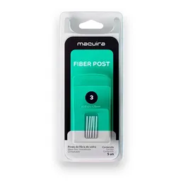 Pino Fibra De Vidro Fiber Post Com 5 Pinos - Maquira - Pino Fibra De Vidro Fiber Post Nº 3 Com 5 Pin