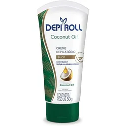 Creme Depilatório P/ Buço Coconut Oil - Depi Roll - 50g