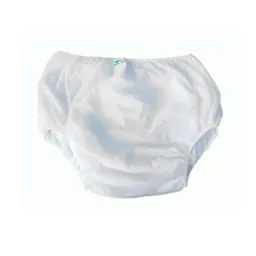 Calca Plastica Luxo Sem Botão (BRANCO) - TAM G - Senior Care - ( Luxo ) Sem Botão Senior G