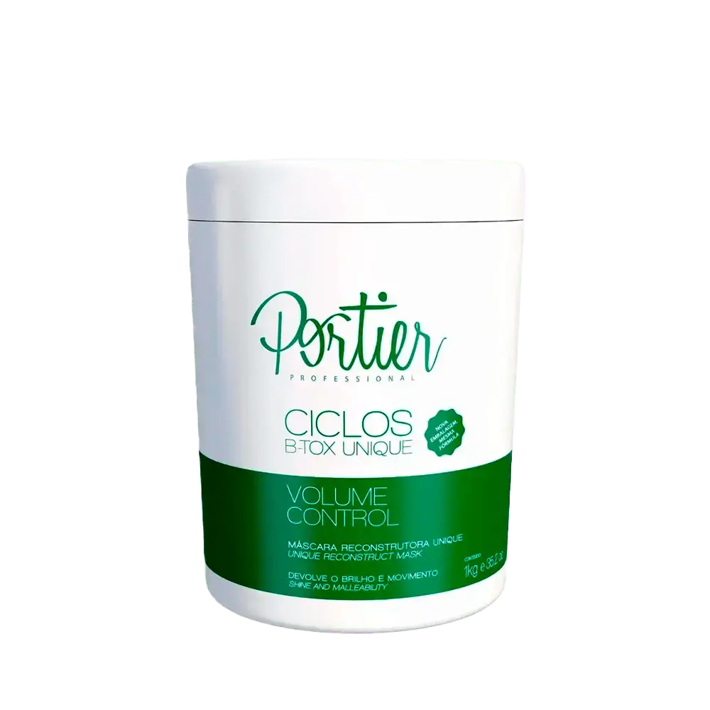 Portier Ciclos B-Tox Unique - Máscara Capilar Reconstrutora 1000ml