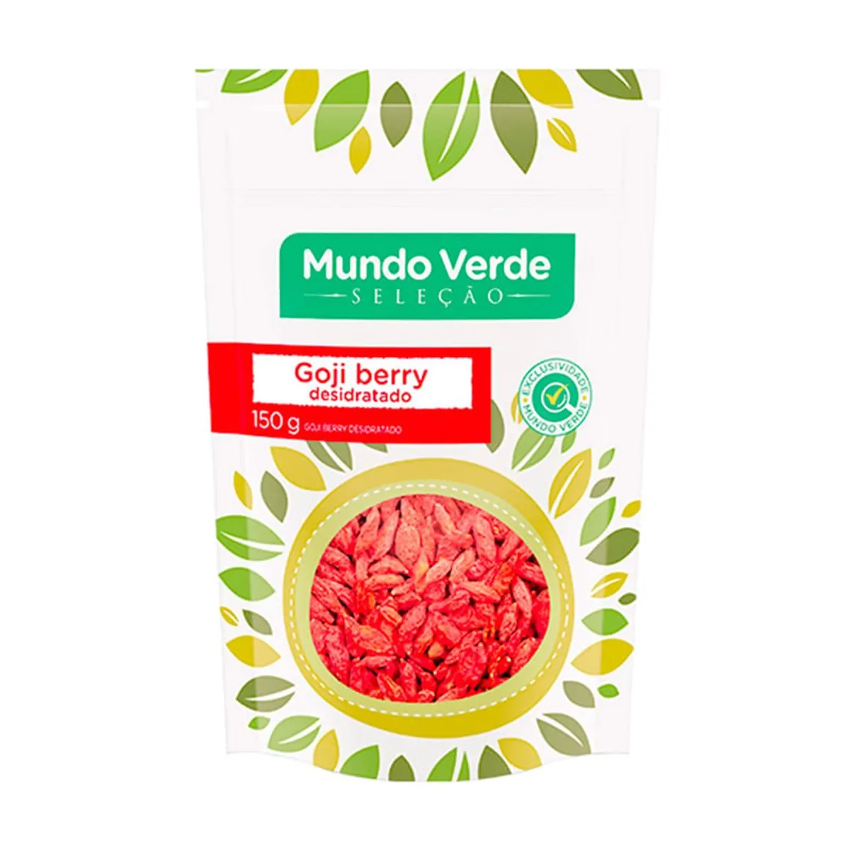 Superfood Goji Berry Desidratado Mundo Verde Seleção 150g