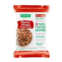 Pipoca Pronta Cacau e Coco Mundo Verde Seleção 150g