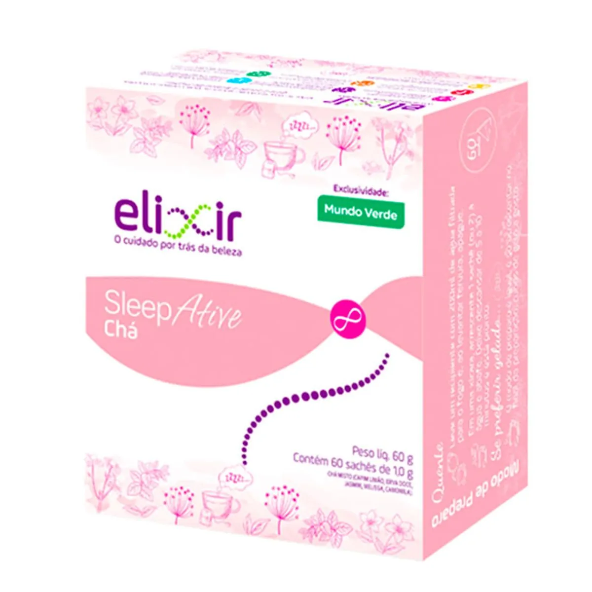Chá SleepAtive Elixir 90g com 60 sachês