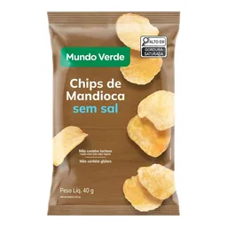 Chips De Mandioca Sem Sal Mundo Verde Seleção 40g