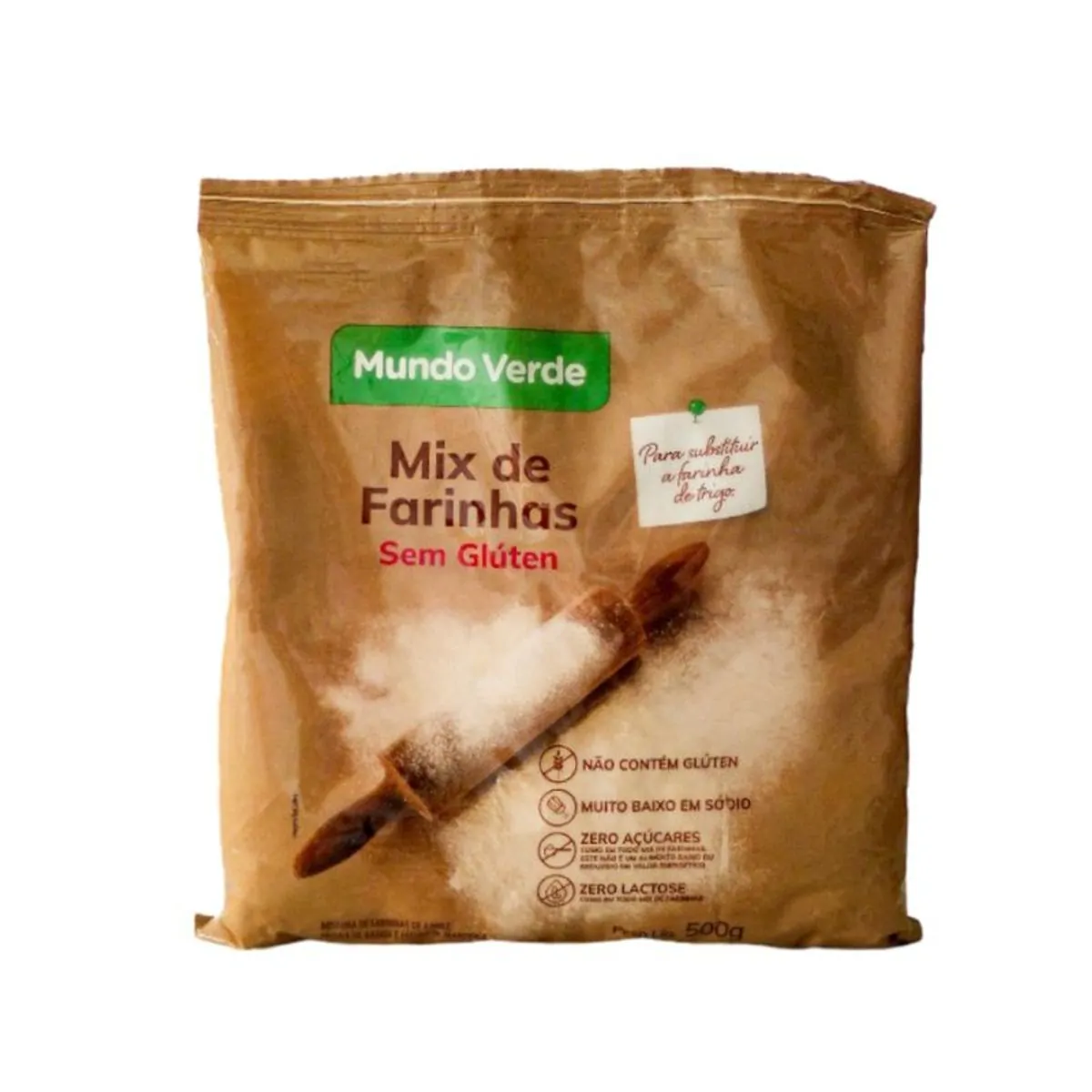 Mix de Farinhas Sem Glúten - Mundo Verde 500g