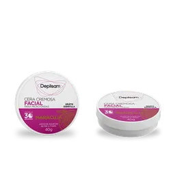 Cera Cremosa Facial Depilsam de Micro-Ondas Maracujá 40G